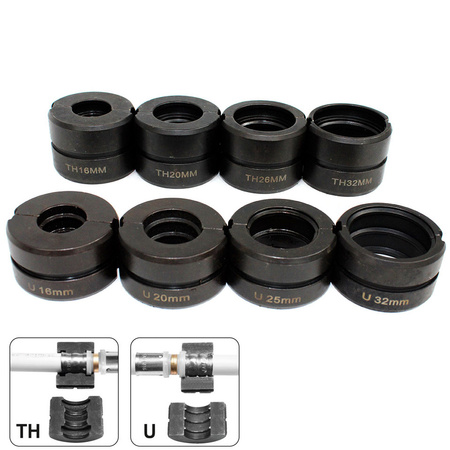 PRASKA PRASA ZACISKARKA DO RUR PEX MATRYCE 16-32mm