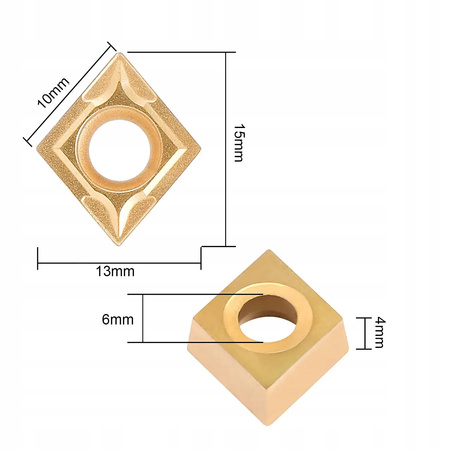 ZESTAW NOŻY TOKARKISCH SKŁADANYCH NÓŻ TOKARSKI TOKARSKIE 12x12mm 18el