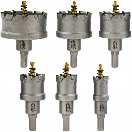 OTWORNICE WIDIOWE TCT DO METALU WIERTŁO TYTANOWE 22-65 MM WĘGLIKI SPIEKANE