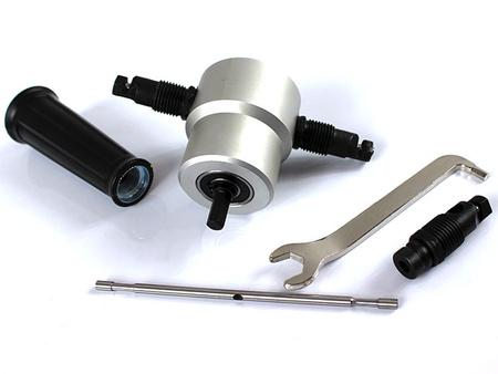 PRZYSTAWKA DO CIĘCIA BLACHY NOŻYCE NA WIERTARKĘ