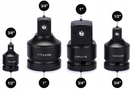 REDUKCJA UDAROWA ADAPTER UDAR 3/4 F NA 1 M