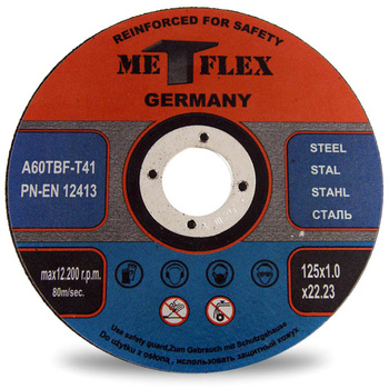 TARCZA DO CIĘCIA METALU TARCZE 125x1 MET-FLEX