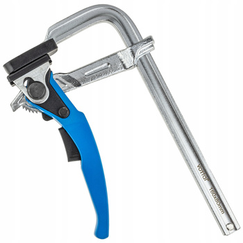 ŚCISK STOLARSKI DŹWIGOWY 160 X 80 MM SPAWALNICZY KUTY ZAPADKOWY ŚLUSARSKI