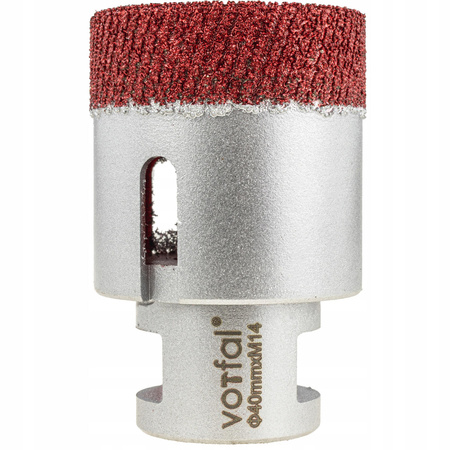OTWORNICA WIERTŁO DIAMENTOWE KORONKA 40 MM M14 DO GRESU PŁYTEK CERAMIKI PRO