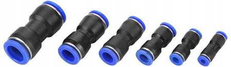 ZESTAW SZYBKOZŁĄCZEK PNEUMATYCZNYCH SZYBKOZŁĄCZKA 4-16 mm 40 szt