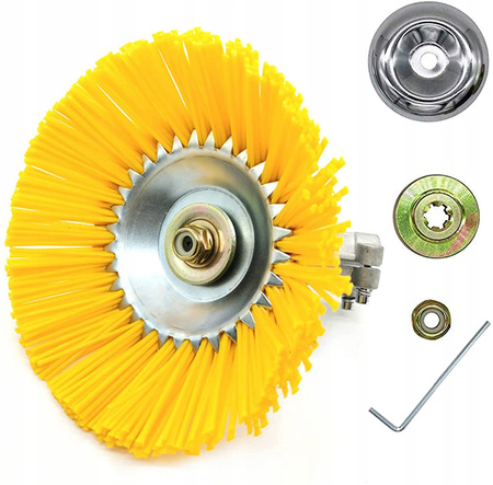 SZCZOTKA TARCZA DO KOSY NYLONOWA DO CZYSZCZENIA