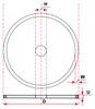PROF. TARCZA DIAMENTOWA 200 x 25.4x1.6 RAPID LASER