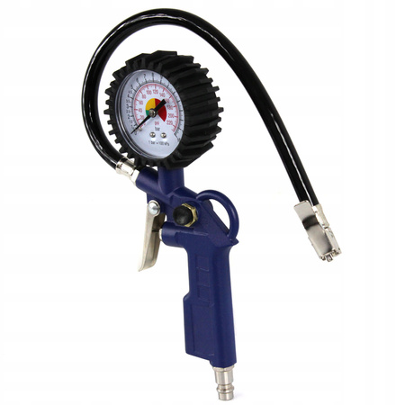 PISTOLET DO POMPOWANIA KÓŁ Z MANOMETREM 16 bar