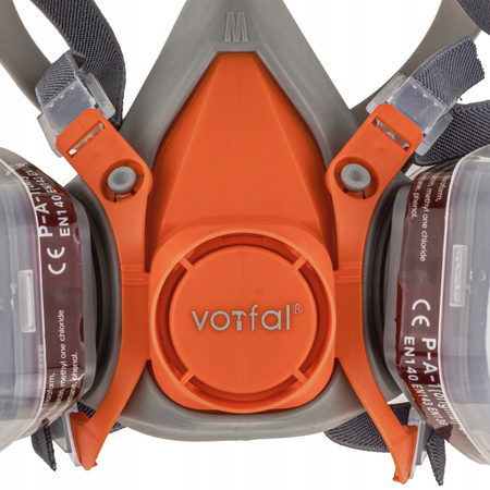 MASKA LAKIERNICZA PÓŁMASKA OCHRONNA PRZECIWPYŁOWA FILTRY WKŁADY