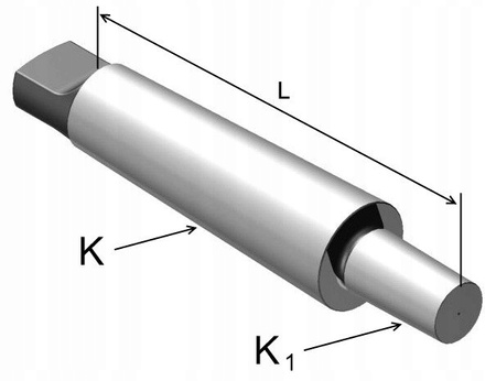 TRZPIEŃ WIERTARSKI MORSE'a Z PŁETWĄ B22 MK3