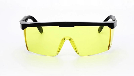 OKULARY OCHRONNE POLIWĘGLAN GOGLE ŻÓŁTE BHP