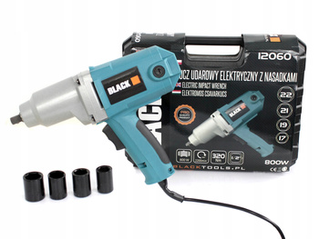 KLUCZ UDAROWY ELEKTRYCZNY DO KÓŁ 800W NASADKI