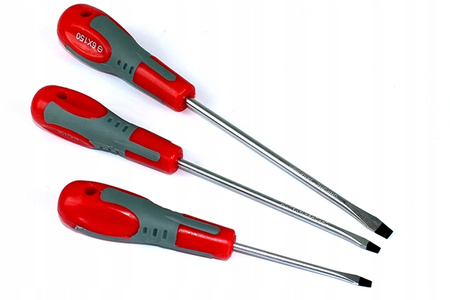 ZESTAW WKRĘTAKI ŚRUBOKRĘT PŁASKI KRZYŻAK PH 6el