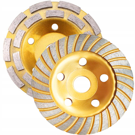 TARCZE DO SZLIFOWANIA BETONU KAMIENIA GARNKOWA FREZ DIAMENTOWY 125MM ZESTAW