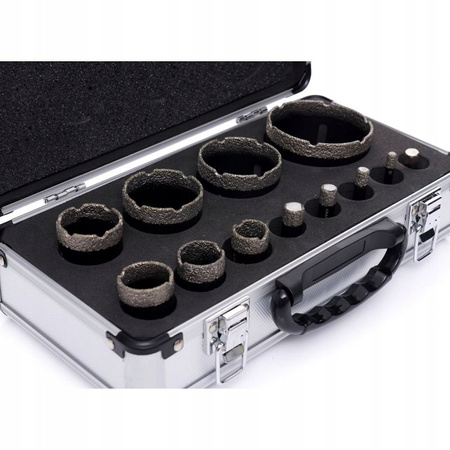 ZESTAW OTWORNICA WIERTŁO DIAMENTOWE DO GRESU 6-68