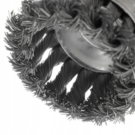 SZCZOTKA PLECIONA DRUCIANA CZOŁOWA 65mm M6