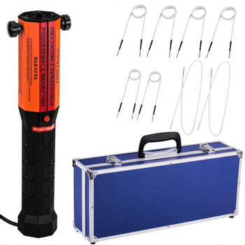 NAGRZEWNICA INDUKCYJNA DO ŚRUB PODGRZEWACZ GRZAŁKA 1500W 230V + 4 CEWKI