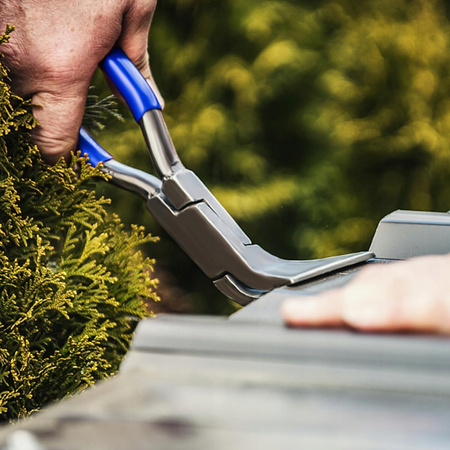 SZCZYPCE DEKARSKIE DO GIĘCIA BLACHY 3x CĘGI ZESTAW 3 SZTUKI 180°, 90°, 45°S