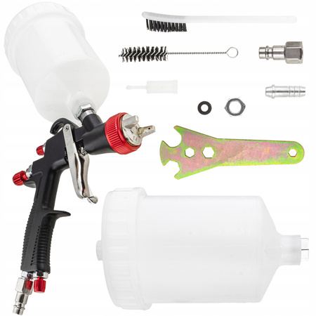 PISTOLET LAKIERNICZY NATRYSKOWY DO MALOWANIA MALARSKI DYSZA 1.4MM LVLP PRO