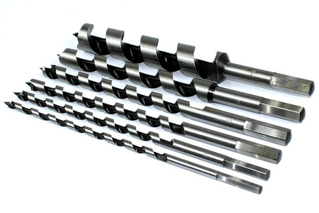 ZESTAW WIERTEŁ DO DREWNA 230mm WIERTŁO WIERTŁA 6el