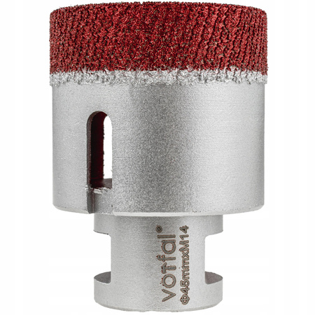 OTWORNICA WIERTŁO DIAMENTOWE KORONKA 45 MM M14 DO GRESU PŁYTEK CERAMIKI PRO