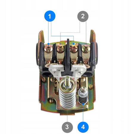 WŁĄCZNIK, WYŁĄCZNIK CIŚNIENIOWY POMPY HYDROFORU 1/4" GW 5 BAR 230V