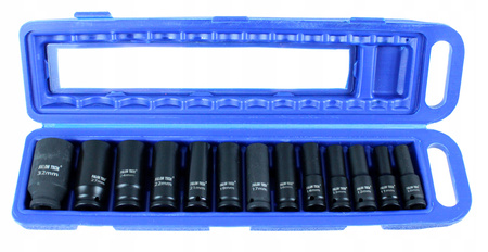 NASADKI UDAROWE 1/2'' DŁUGIE ZESTAW 10-32MM 13EL