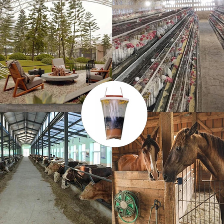 PUŁAPKA NA MUCHY WOREK NA MUCHY KOŃSKIE DO STAJNI OBORY GARAŻU