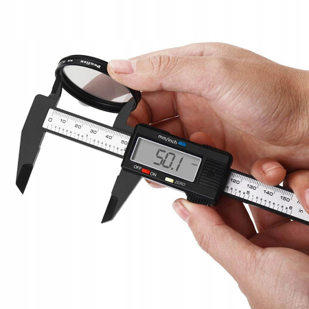 SUWMIARKA ELEKTRONICZNA CYFROWA 150 mm ELEKTRYCZNA LCD + ETUI 2 BATERIE