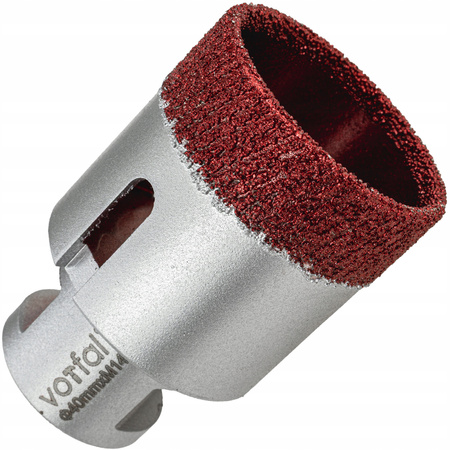 OTWORNICA WIERTŁO DIAMENTOWE KORONKA 40 MM M14 DO GRESU PŁYTEK CERAMIKI PRO