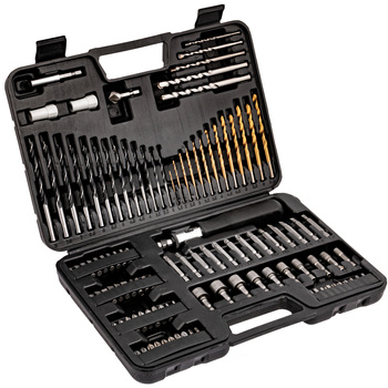 ZESTAW KOMPLET WIERTEŁ BITÓW NASADEK DO WKRĘTARKI 109EL