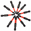 ZESTAW BITÓW BITY MAGNETYCZNE UDAROWE KOMPLET DO WKRĘTARKI TORX 50mm 10szt.