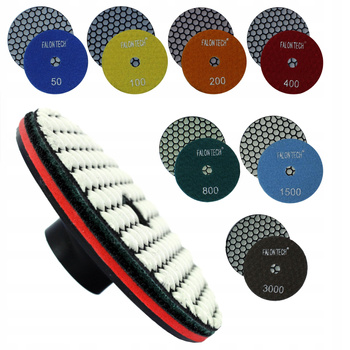 TARCZE DIAMENTOWE DO POLEROWANIA KAMIENIA NA SUCHO