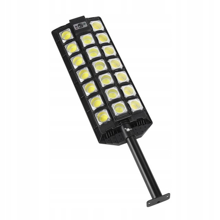 MOCNA LAMPA SOLARNA LED Z CZUJNIKIEM RUCHU ZMIERZCHU OGRODOWA ULICZNA PILOT