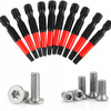 ZESTAW BITÓW BITY MAGNETYCZNE UDAROWE KOMPLET DO WKRĘTARKI TORX 50mm 10szt.