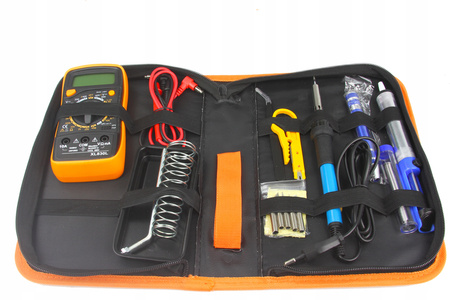 ZESTAW LUTOWNICA CYNA ODSYSACZ GROTY MULTIMETR 60W