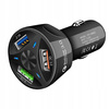Ładowarka samochodowa QUICK CHARGE 3 porty USB LED
