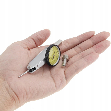 CZUJNIK ZEGAROWY WSKAŹNIK ZEGAROWY UCHYLNY 0,8 MM ZEGAR MAŁY TARCZA 30 MM