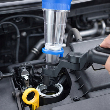 LEJEK DO OLEJU SILNIKOWEGO Z UCHWYTEM I REGULOWANYM ZACISKIEM