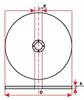 TARCZA DO SZLIFOWANIA STALI METALU 230 x 6 FALON