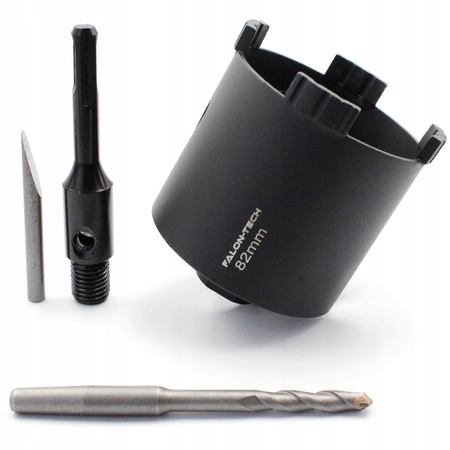 OTWORNICA DIAMENTOWA 82mm /4 M16 SDS+ WIERTŁO DO BETONU CEGŁY SILIKATU