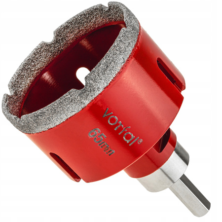 OTWORNICA DIAMENTOWA KORONKA WIERTŁO 65 MM M14 GRES PŁYTEK KAMIEŃ GLAZURY