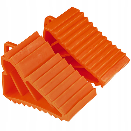 KLINY POD KOŁO KOŁA SAMOCHODOWE BLOKADA PRZYCZEPY AUTA ZABEZPIECZAJĄCY 2SZT