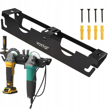 WIESZAK ŚCIENNY UCHWYT WIESZAK NA SZLIFIERKĘ KĄTOWĄ FLEXA 125 MM PODWÓJNY