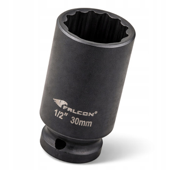 NASADKA UDAROWA KLUCZ 1/2" 30 MM 12-KĄTNA CR-MO DO PIAST PÓŁOSI VW BMW OPEL