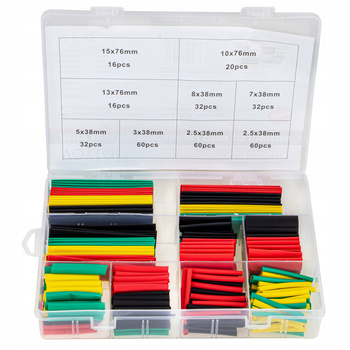 KOSZULKA TERMOKURCZLIWE Z KLEJEM RURKI ZESTAW 328