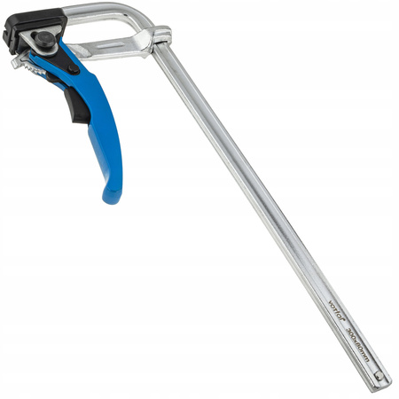 ŚCISK STOLARSKI DŹWIGOWY 300 X 80 MM SPAWALNICZY KUTY ZAPADKOWY ŚLUSARSKI