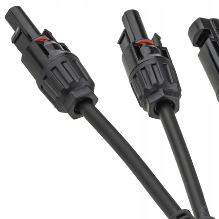 ZŁĄCZE KONEKTOR MC4 PODWÓJNY RÓWNOLEGŁY SOLARNY +- 29CM IP67 APV