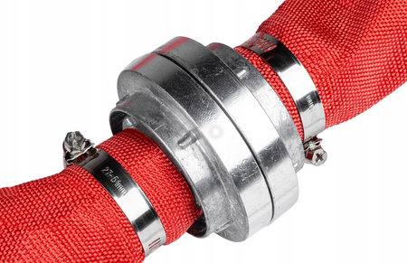 WĄŻ STRAŻACKI PARCIANY DO BRUDNEJ WODY SZAMBA SZYBKOZŁĄCZKA 1" 20M 8 BAR