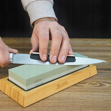 OSTRZAŁKA DO NOŻY KAMIEŃ WODNY OSEŁKA STALKA DO OSTRZENIA NOŻY KORUND